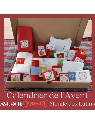 CALENDRIERS DE L'AVENT : Calendrier de l'Avent 'La Fourmi Créative' Le monde des lutins