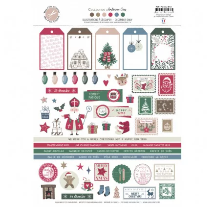 TAG ET ETIQUETTES DECO : Planche d'étiquettes 'Mes P'tits Ciseaux - Ambiance Cosy' December Daily TAG ET ETIQUETTES DECO : Planche d'étiquettes 'Mes P'tits Ciseaux - Ambiance Cosy' December Daily