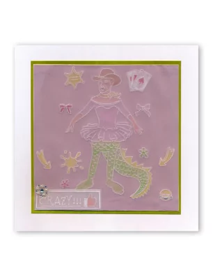 PERGAMANO : Plaque d'embossage en 3 parties pour Pergamano 'Groovi' Go Monstre 10.5x14.8 cm