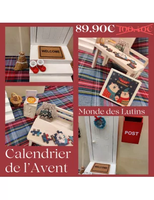 CALENDRIERS DE L'AVENT : Calendrier de l'Avent 'La Fourmi Créative' Le monde des lutins