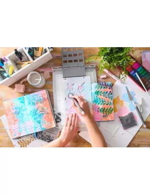 OUTILS CARTERIE : Registration Press Tool 'Sizzix - Studio' Pour pochoirs et tampons