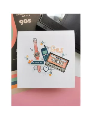 IDEES CREATIVES : Retro 90' la nouvelle collection de Mes P'tits Ciseaux. Découvrez notre kit de démarrage Big Shot 'Sizzix'