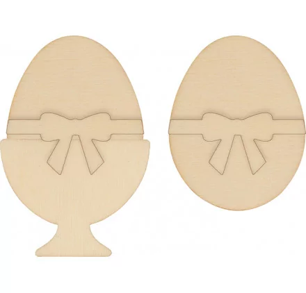 SCRAPBOOKING : Lot de 18 Mini Silhouettes en bois 'Artemio - Funny Eggs' SCRAPBOOKING : Lot de 18 Mini Silhouettes en bois 'Artemio - Funny Eggs'