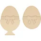 Lot de 18 Mini Silhouettes en bois 'Artemio - Funny Eggs' Lot de 18 Mini Silhouettes en bois 'Artemio - Funny Eggs'