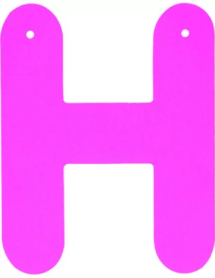 DECORATION DE FETES : Guirlande en papier 'Artemio - Artemio Party' Happy Birthday Fluo