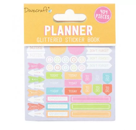 SCRAPBOOKING : Carnet d'autocollants à paillettes pour agenda 'Dovecraft' Planner SCRAPBOOKING : Carnet d'autocollants à paillettes pour agenda 'Dovecraft' Planner
