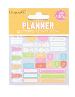 SCRAPBOOKING : Carnet d'autocollants à paillettes pour agenda 'Dovecraft' Planner