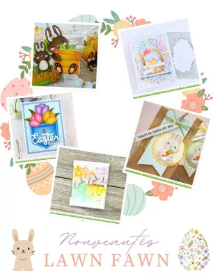 IDEES CREATIVES : Nouveautés créatives de la semaine : Lawn Fawn, La Petite Française, Mes P'tits Ciseaux