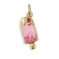 Breloque en métal et zirconium 'La Fourmi Créative' Sorbet Doré Rose 15.5x6.5 mm Breloque en métal et zirconium 'La Fourmi Créative' Sorbet Doré Rose 15.5x6.5 mm