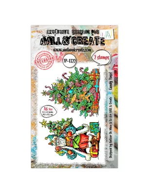 TAMPONS TRANSPARENTS : Tampons transparents 'AALL and Create' Candy Tinsel 1322