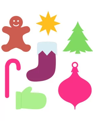 DIES DECOUPE ET GAUFRAGE : Dies/Matrices de découpe 'Artemio' Noël divers
