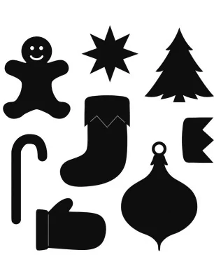 DIES DECOUPE ET GAUFRAGE : Dies/Matrices de découpe 'Artemio' Noël divers