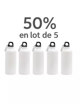 SUPPORTS A DECORER : Gourde à customiser 'We R Memory Keepers' Blanc 20x7 cm