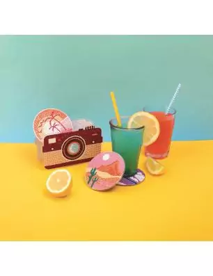 ENFANTS : Kit Diamond Painting 'Graine créative' 6 sous-verres