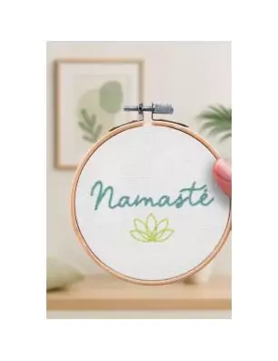 ART DU FIL : Kit Cadeau à créer 'Les French Kits' Broderie Namasté