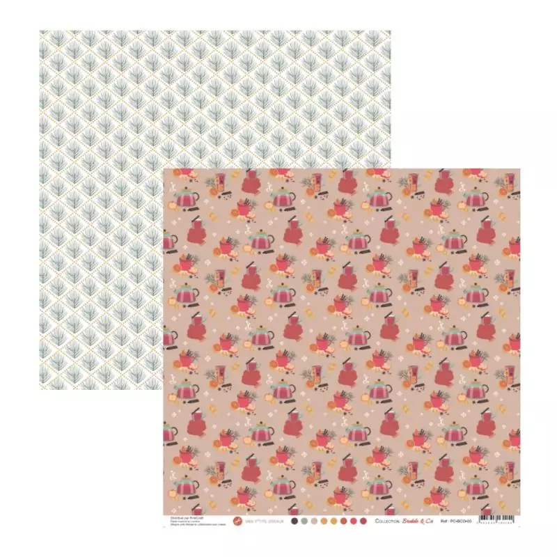 SCRAPBOOKING : Papier double 30x30 'Mes P'tits Ciseaux - Bredele & Co' 5 SCRAPBOOKING : Papier double 30x30 'Mes P'tits Ciseaux - Bredele & Co' 5