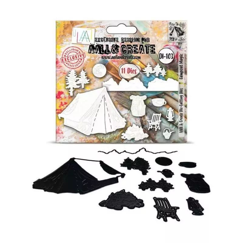 OUTILLAGE & MACHINES : Dies / Matrices de découpe 'AALL and Create' Campout Magic 103 OUTILLAGE & MACHINES : Dies / Matrices de découpe 'AALL and Create' Campout Magic 103