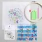 Kit Diamond Painting sur toile 'Rico Design' Fleurs 20 cm Kit Diamond Painting sur toile 'Rico Design' Fleurs 20 cm