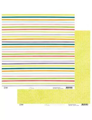 SCRAPBOOKING : Papier double 30x30 'HA PI Little Fox - Bande Originale 2026 Face A' 05