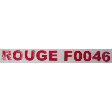 ART DU FIL : Feuille Roboflex textile 21 cmx29 cm Glossy 'Silhouette' Rouge