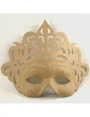 SUPPORTS A DECORER : Masque Princesse 'Decopatch' 21 x 26 cm